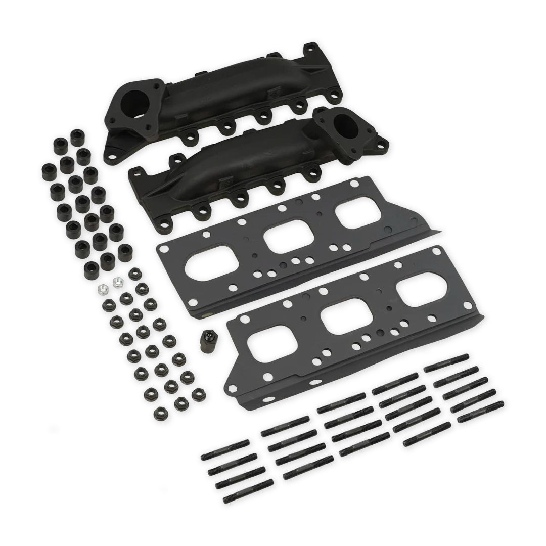 HIGH FLOW Exhaust Manifold Kit For 2017-2020 Ford F-150 F150 3.5L Ecoboost