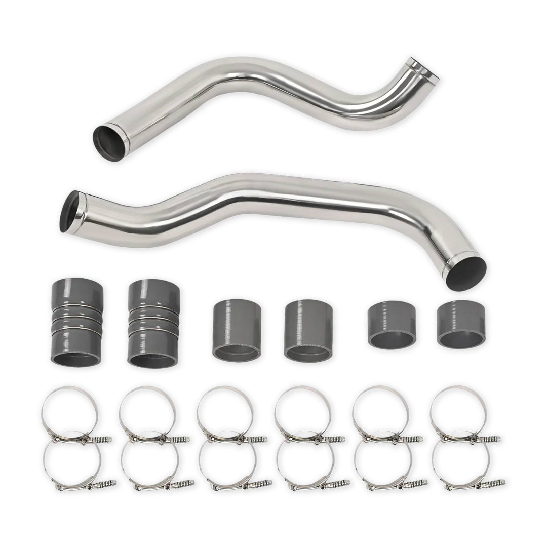 3" Polished Intercooler Pipe Boot Kit For 1999.5-2