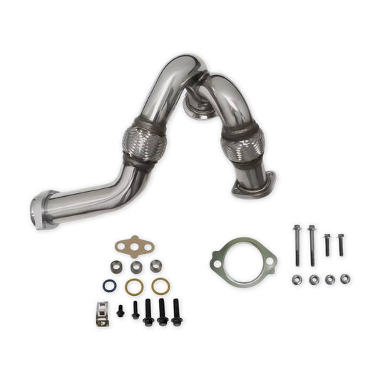 HD Y-Pipe Up Pipe Turbo Install Kit For 03-07 Ford