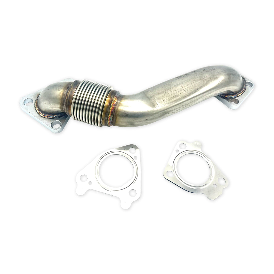 6.6L Duramax Heavy Duty Upgraded 304SS Up Pipes W/