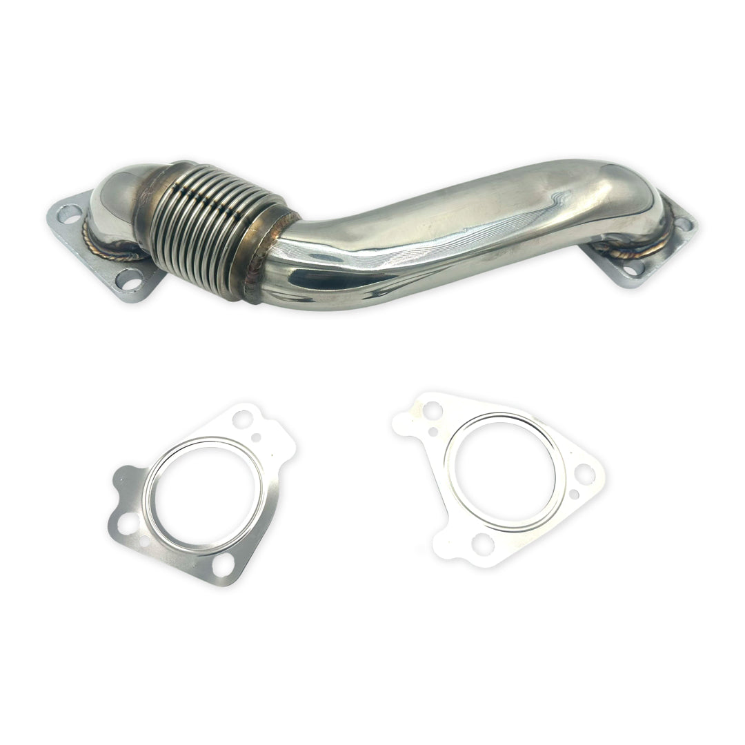 6.6L Duramax Heavy Duty Upgraded 304SS Up Pipes W/