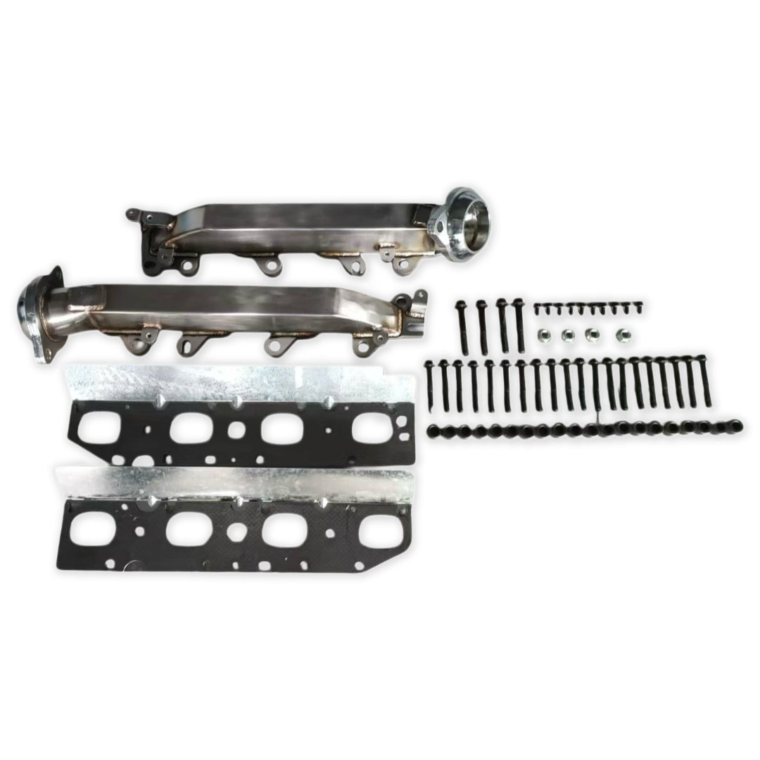 Upgraded Stainless Exhaust Manifold Kit 2019–2024 Ram 1500 2500 3500 5.7 HEMI