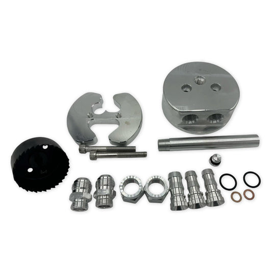Billet Aluminum Diesel Sump W/ Integrated Return For Cummins Duramax Powerstroke