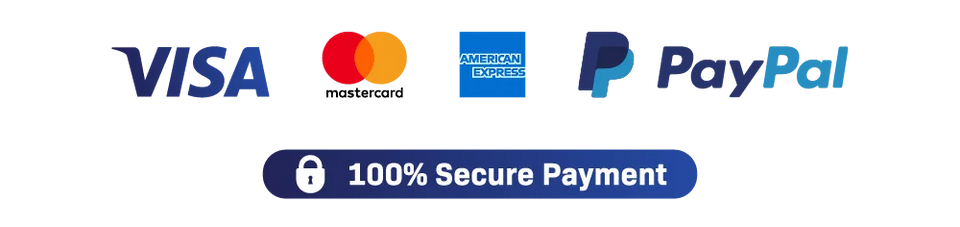100% Secured Payment